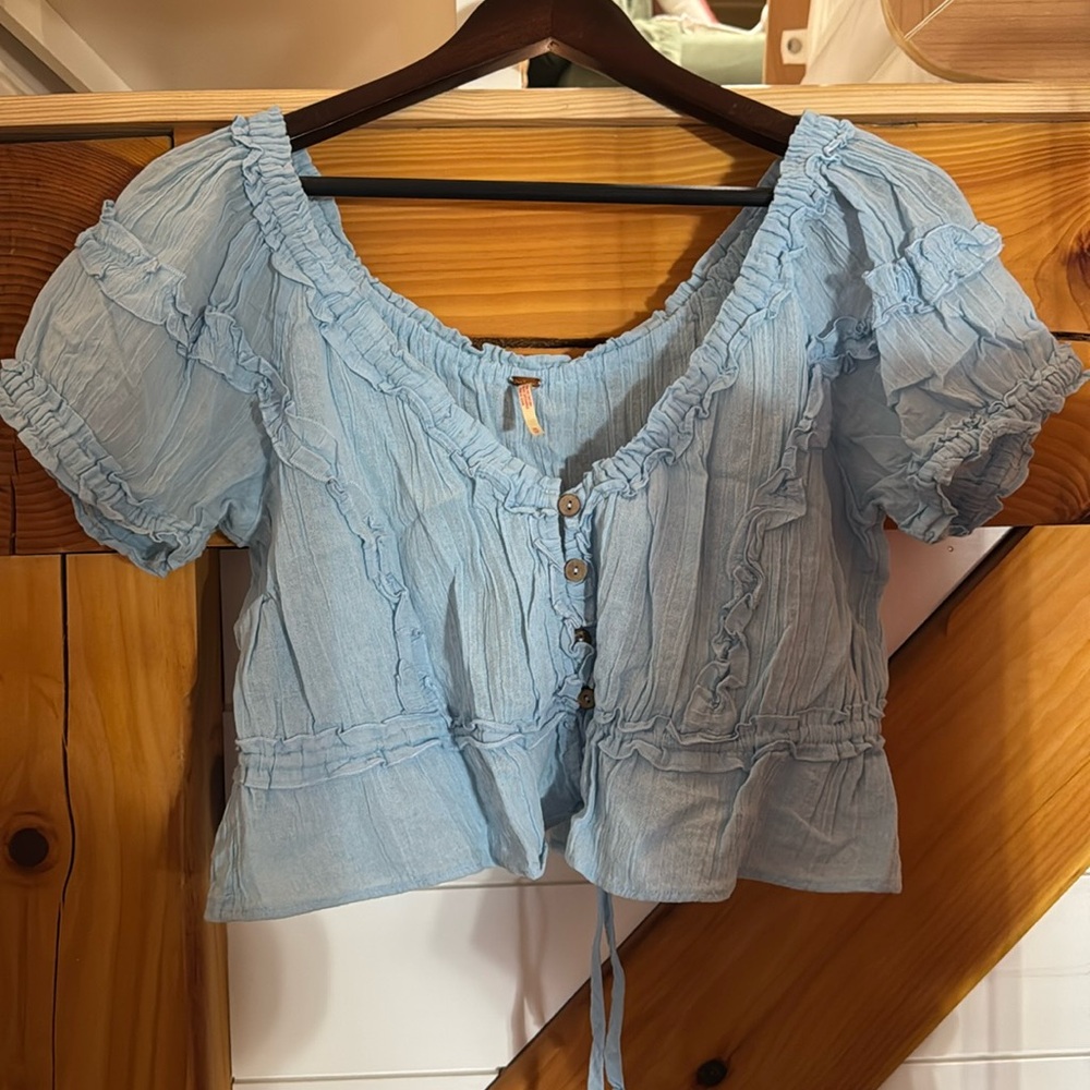 Free people boho crop top